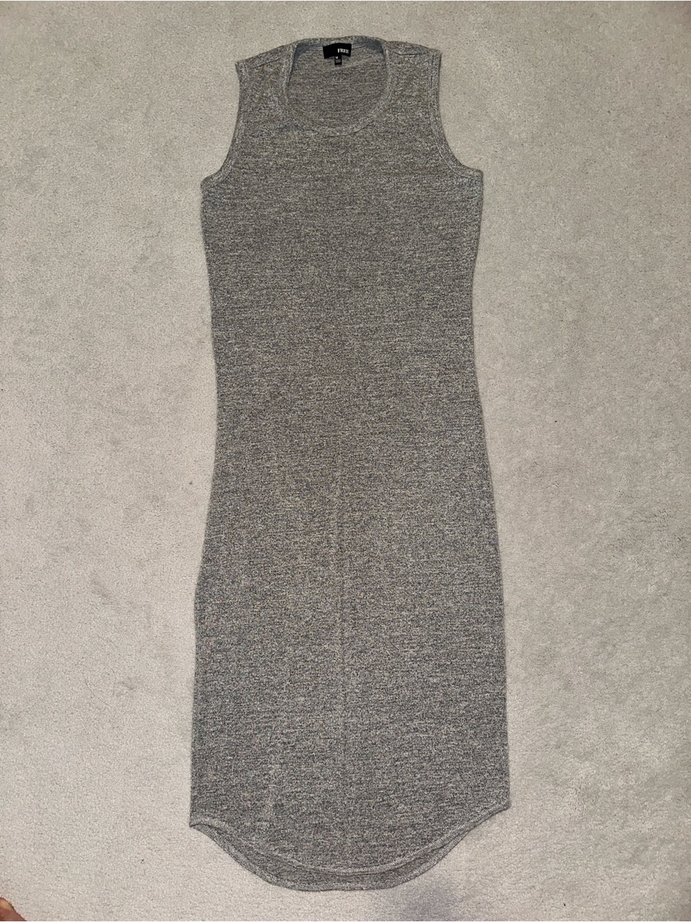 Wilfred Sleeveless Gray Maxi Knit Dress